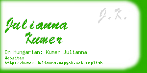 julianna kumer business card